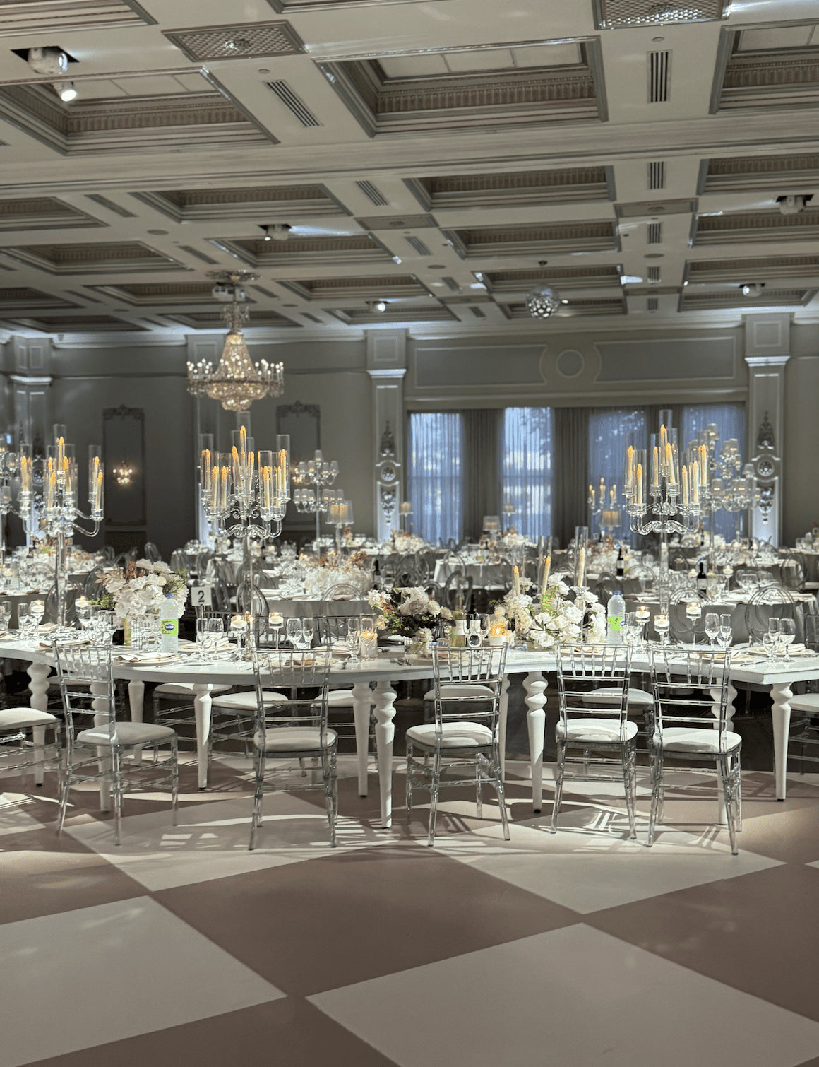 White Serpentine Table