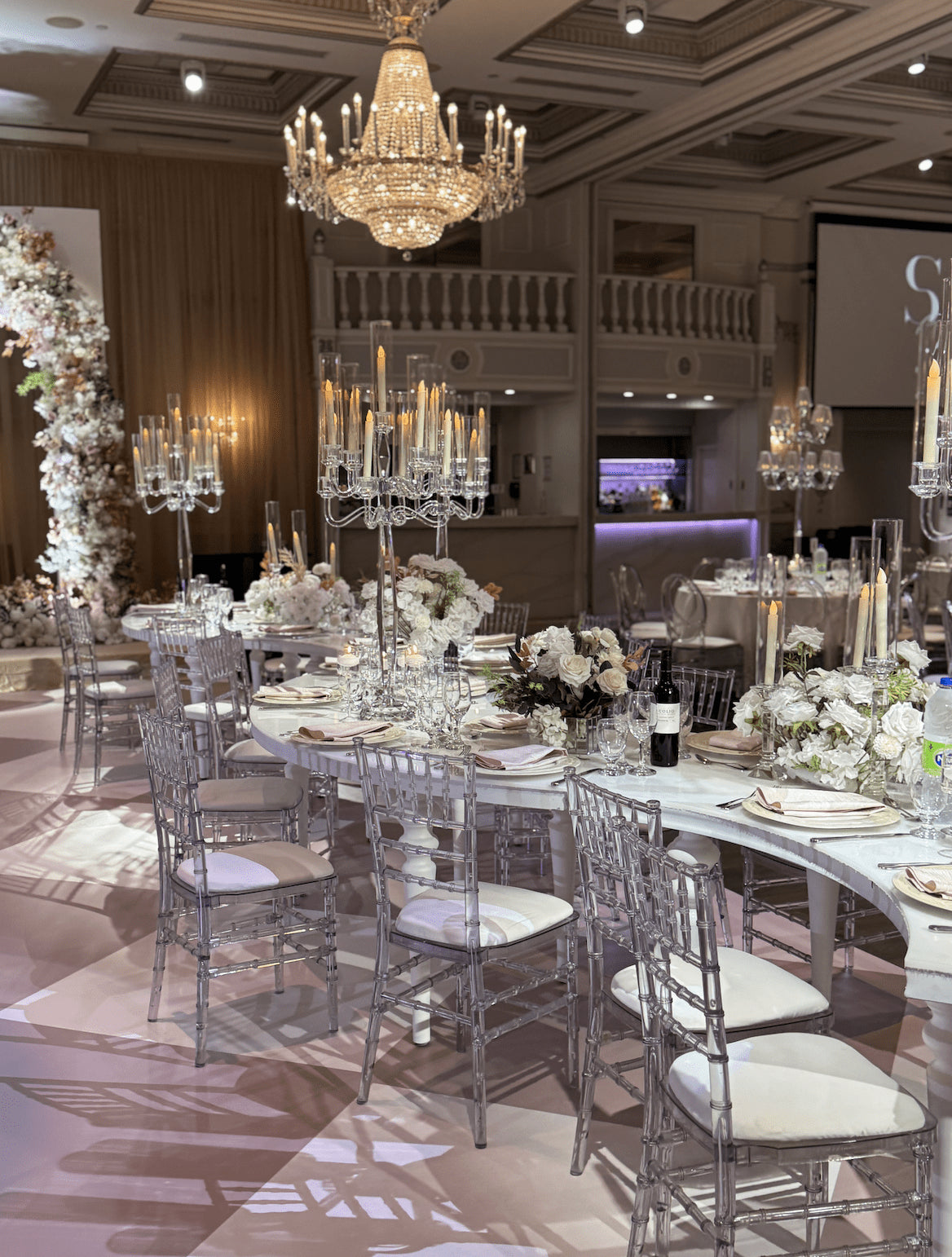 White Serpentine Table